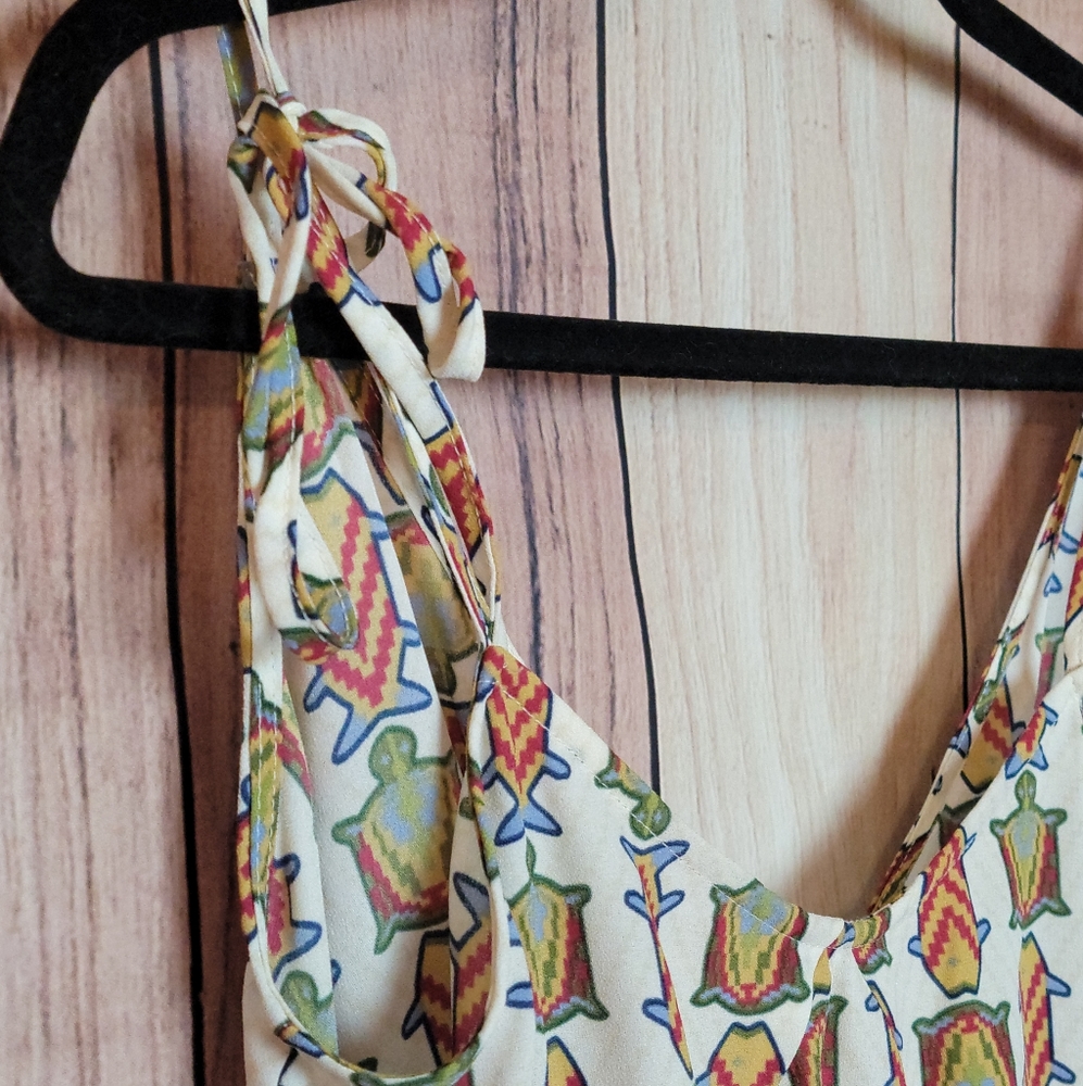 Bcbgmaxazria White And Multicolor Patterned Jumps… - image 4